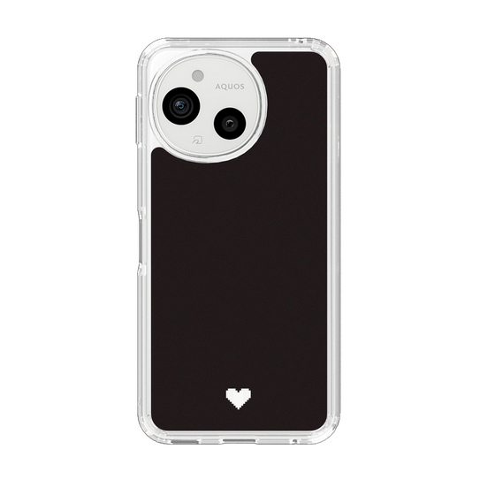Slim Protection Case［ Original - Favorite Color Heart - Black ］