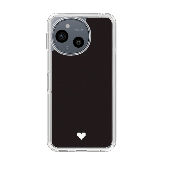 Slim Protection Case［ Original - Favorite Color Heart - Black ］