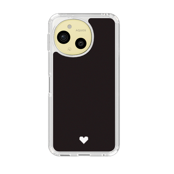 Slim Protection Case［ Original - Favorite Color Heart - Black ］