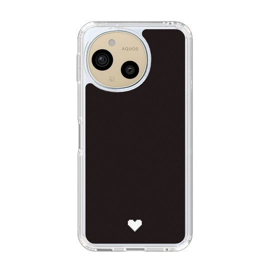 Slim Protection Case［ Original - Favorite Color Heart - Black ］