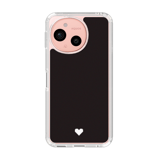 Slim Protection Case［ Original - Favorite Color Heart - Black ］