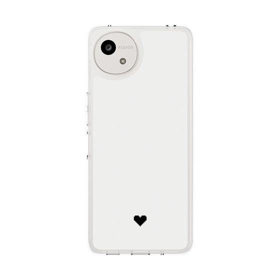 Slim Protection Case［ Original - Favorite Color Heart - White ］