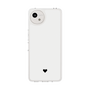 Slim Protection Case［ Original - Favorite Color Heart - White ］