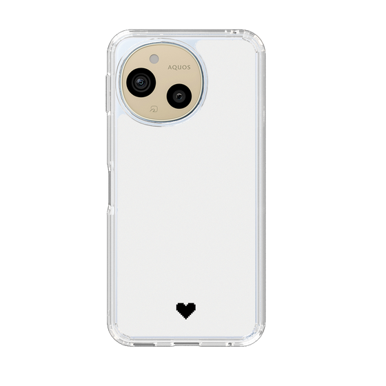 Slim Protection Case［ Original - Favorite Color Heart - White ］