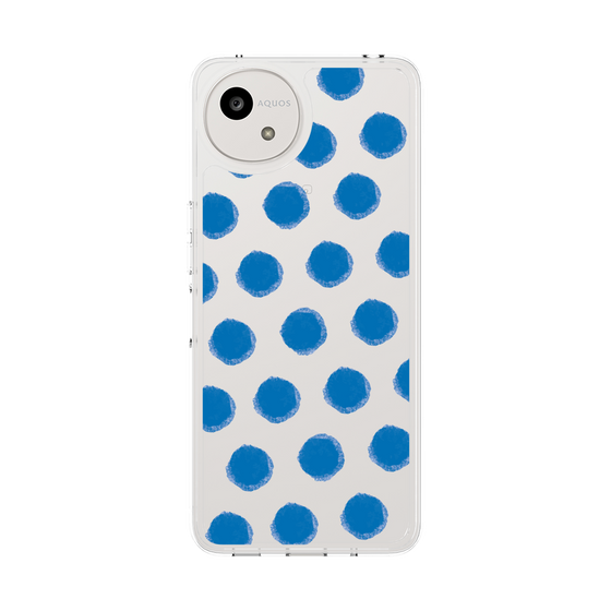 Slim Protection Case［ Original - Favorite Color Polka Dots - Blue ］