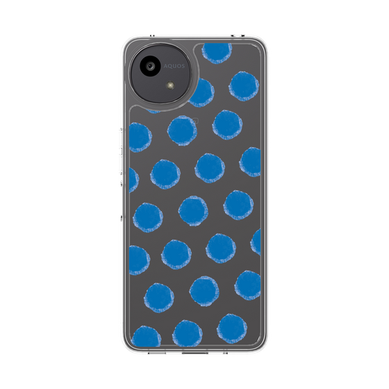 Slim Protection Case［ Original - Favorite Color Polka Dots - Blue ］