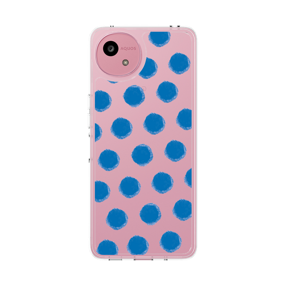 Slim Protection Case［ Original - Favorite Color Polka Dots - Blue ］