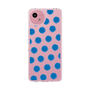 Slim Protection Case［ Original - Favorite Color Polka Dots - Blue ］