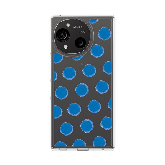 Slim Protection Case［ Original - Favorite Color Polka Dots - Blue ］