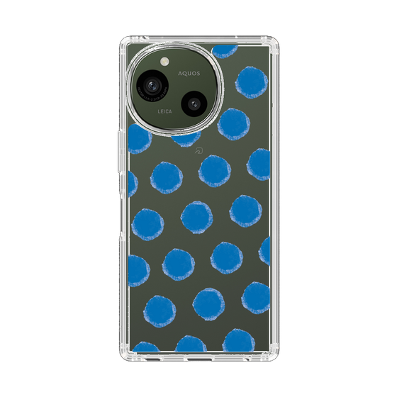 Slim Protection Case［ Original - Favorite Color Polka Dots - Blue ］