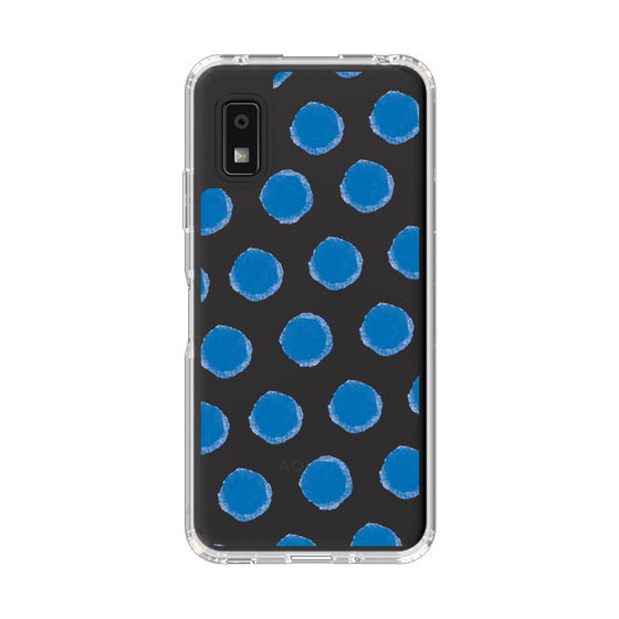 Slim Protection Case［ Original - Favorite Color Polka Dots - Blue ］