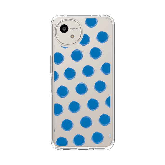 Slim Protection Case［ Original - Favorite Color Polka Dots - Blue ］