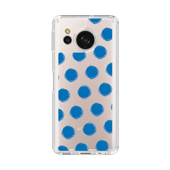 Slim Protection Case［ Original - Favorite Color Polka Dots - Blue ］