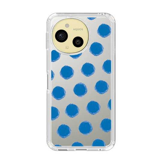 Slim Protection Case［ Original - Favorite Color Polka Dots - Blue ］