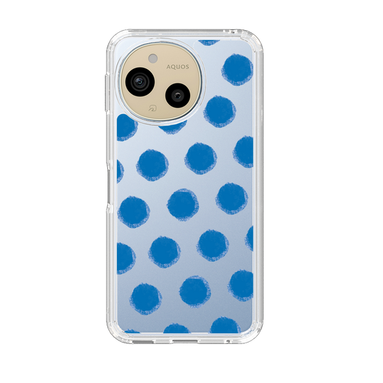 Slim Protection Case［ Original - Favorite Color Polka Dots - Blue ］