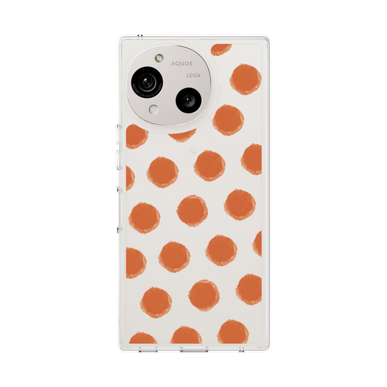 Slim Protection Case［ Original - Favorite Color Polka Dots - Red ］