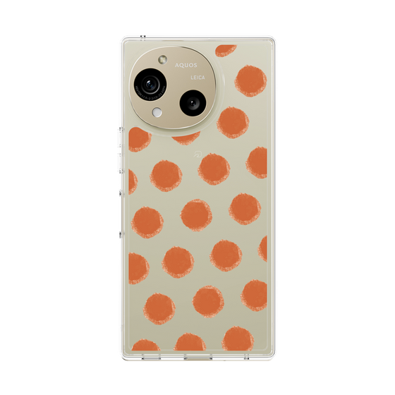 Slim Protection Case［ Original - Favorite Color Polka Dots - Red ］