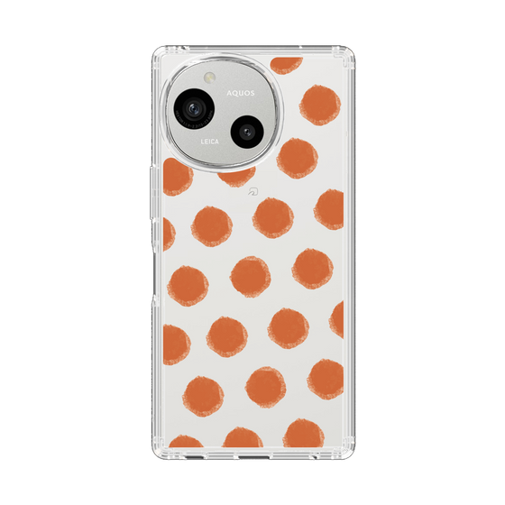 Slim Protection Case［ Original - Favorite Color Polka Dots - Red ］
