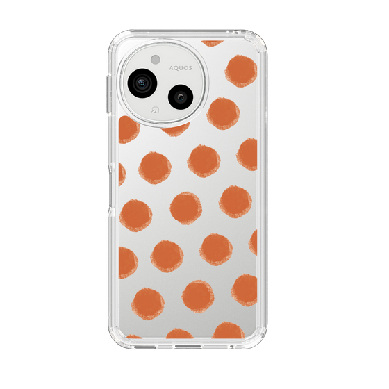 Slim Protection Case［ Original - Favorite Color Polka Dots - Red ］
