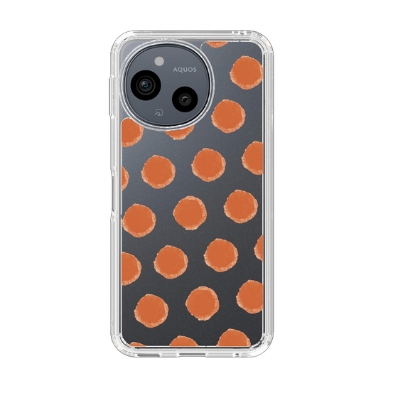 Slim Protection Case［ Original - Favorite Color Polka Dots - Red ］
