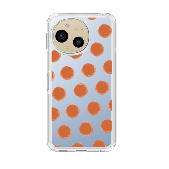 Slim Protection Case［ Original - Favorite Color Polka Dots - Red ］