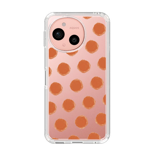 Slim Protection Case［ Original - Favorite Color Polka Dots - Red ］