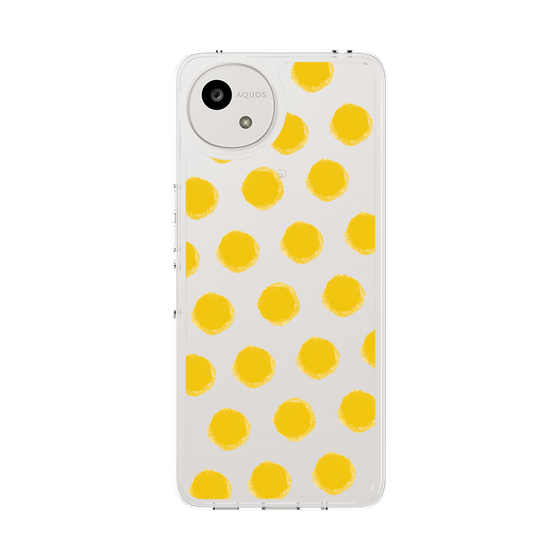 Slim Protection Case［ Original - Favorite Color Polka Dots - Yellow ］