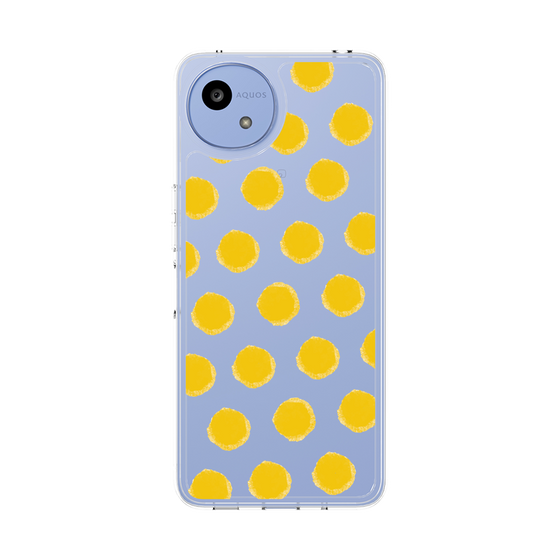 Slim Protection Case［ Original - Favorite Color Polka Dots - Yellow ］