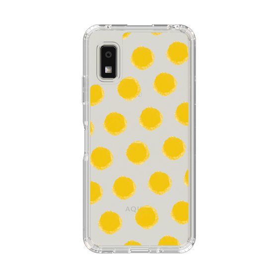 Slim Protection Case［ Original - Favorite Color Polka Dots - Yellow ］