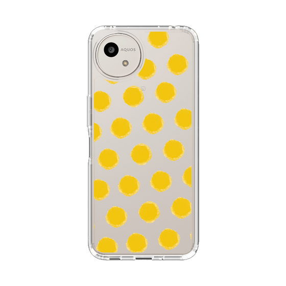 Slim Protection Case［ Original - Favorite Color Polka Dots - Yellow ］