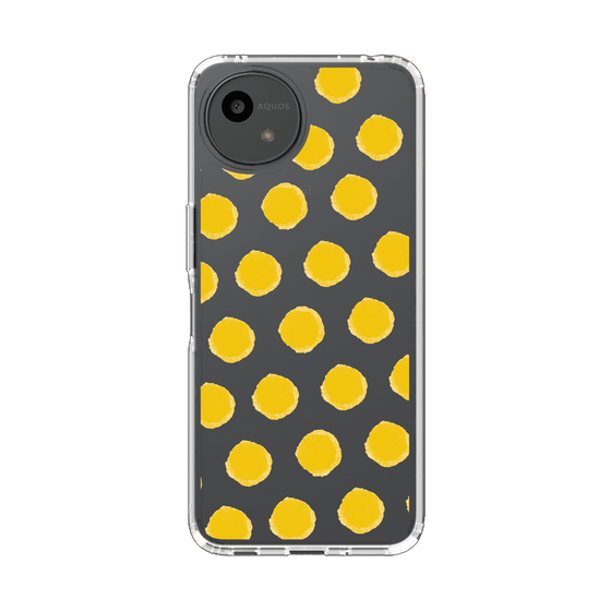 Slim Protection Case［ Original - Favorite Color Polka Dots - Yellow ］