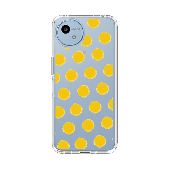 Slim Protection Case［ Original - Favorite Color Polka Dots - Yellow ］