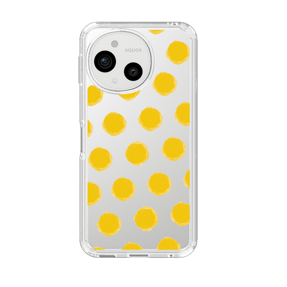 Slim Protection Case［ Original - Favorite Color Polka Dots - Yellow ］