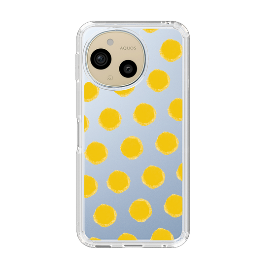 Slim Protection Case［ Original - Favorite Color Polka Dots - Yellow ］