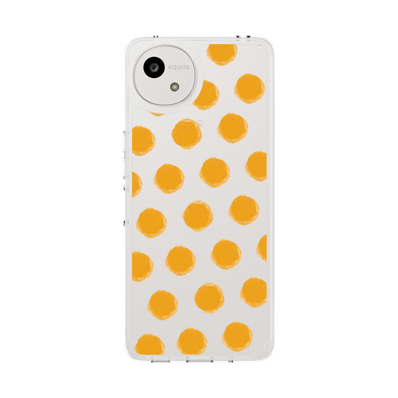 Slim Protection Case［ Original - Favorite Color Polka Dots - Orange ］