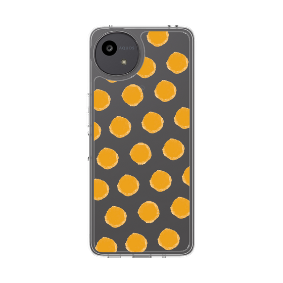 Slim Protection Case［ Original - Favorite Color Polka Dots - Orange ］