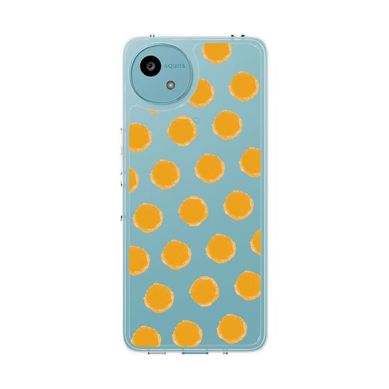 Slim Protection Case［ Original - Favorite Color Polka Dots - Orange ］