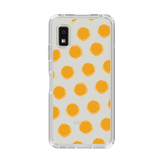 Slim Protection Case［ Original - Favorite Color Polka Dots - Orange ］