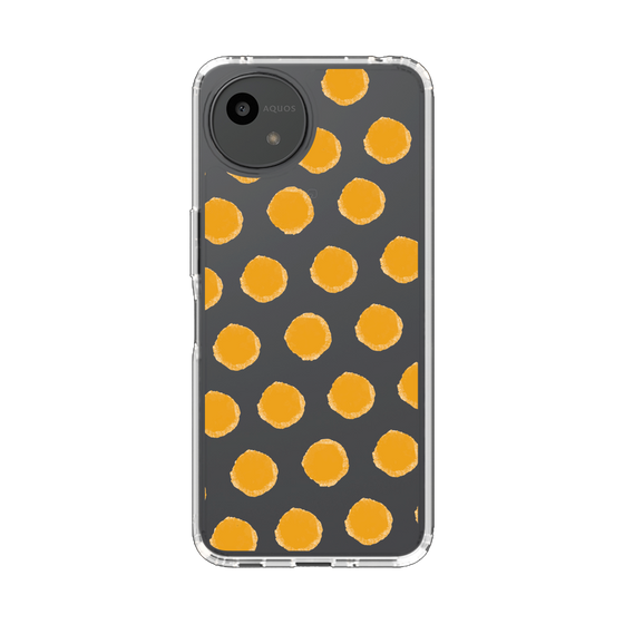 Slim Protection Case［ Original - Favorite Color Polka Dots - Orange ］