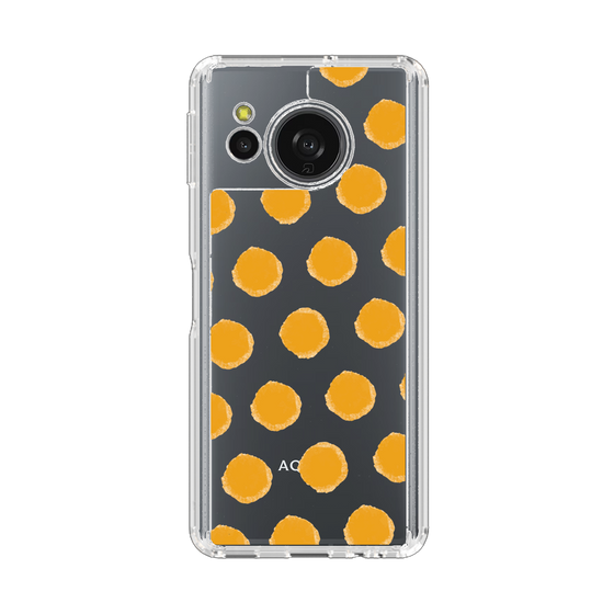 Slim Protection Case［ Original - Favorite Color Polka Dots - Orange ］