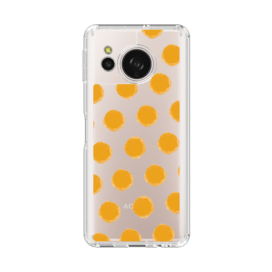 Slim Protection Case［ Original - Favorite Color Polka Dots - Orange ］