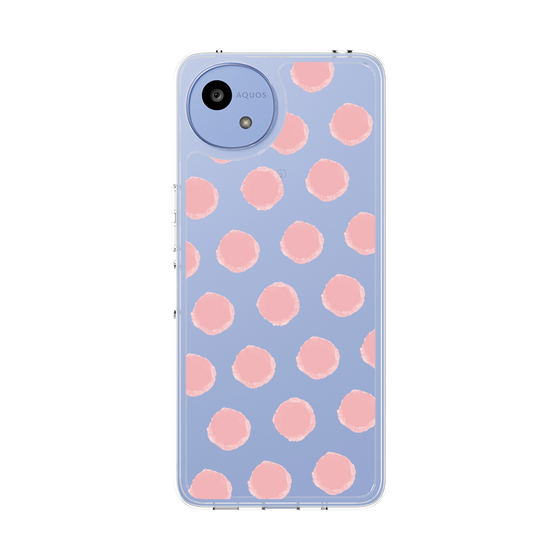 Slim Protection Case［ Original - Favorite Color Polka Dots - Pink ］