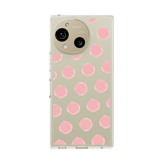 Slim Protection Case［ Original - Favorite Color Polka Dots - Pink ］