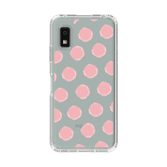 Slim Protection Case［ Original - Favorite Color Polka Dots - Pink ］