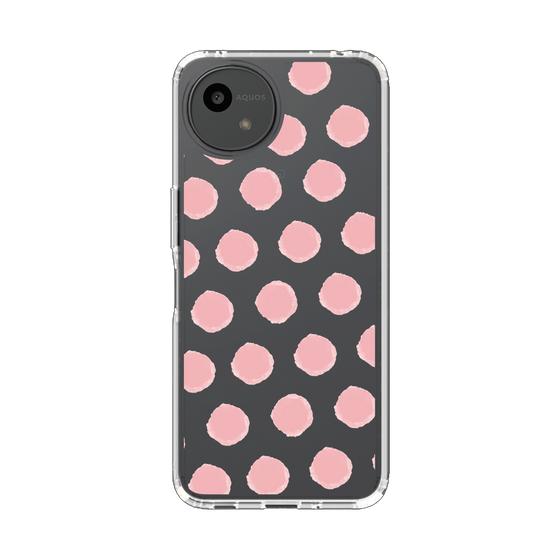 Slim Protection Case［ Original - Favorite Color Polka Dots - Pink ］