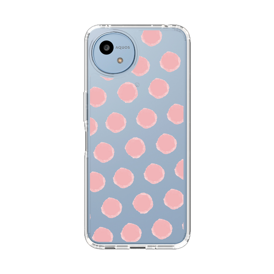 Slim Protection Case［ Original - Favorite Color Polka Dots - Pink ］