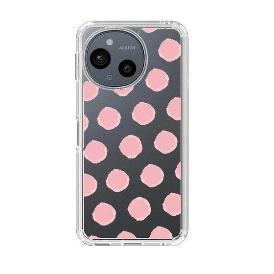 Slim Protection Case［ Original - Favorite Color Polka Dots - Pink ］