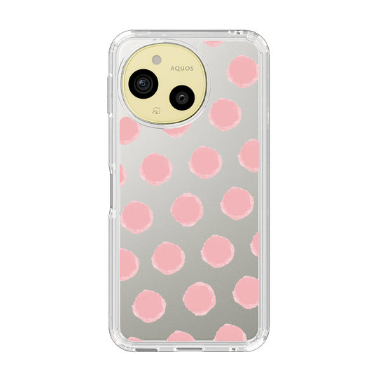 Slim Protection Case［ Original - Favorite Color Polka Dots - Pink ］