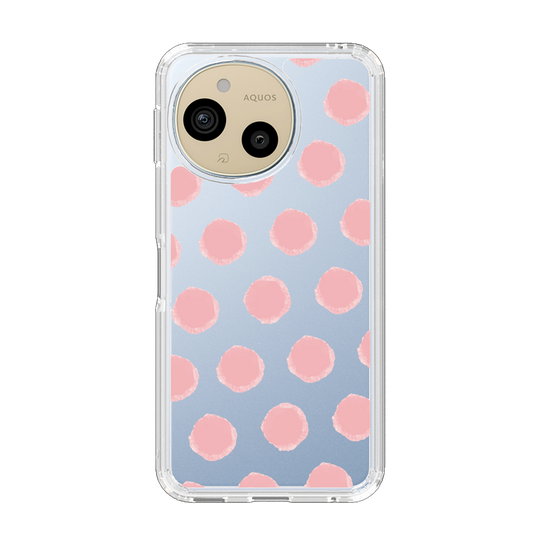 Slim Protection Case［ Original - Favorite Color Polka Dots - Pink ］
