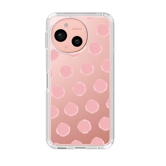 Slim Protection Case［ Original - Favorite Color Polka Dots - Pink ］
